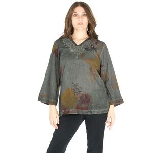 Vintage Goa Boho Tunic with Embroidery, Small NWT